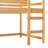 Contemporary Twin Size Solid Wood Low Loft Bed-313935216