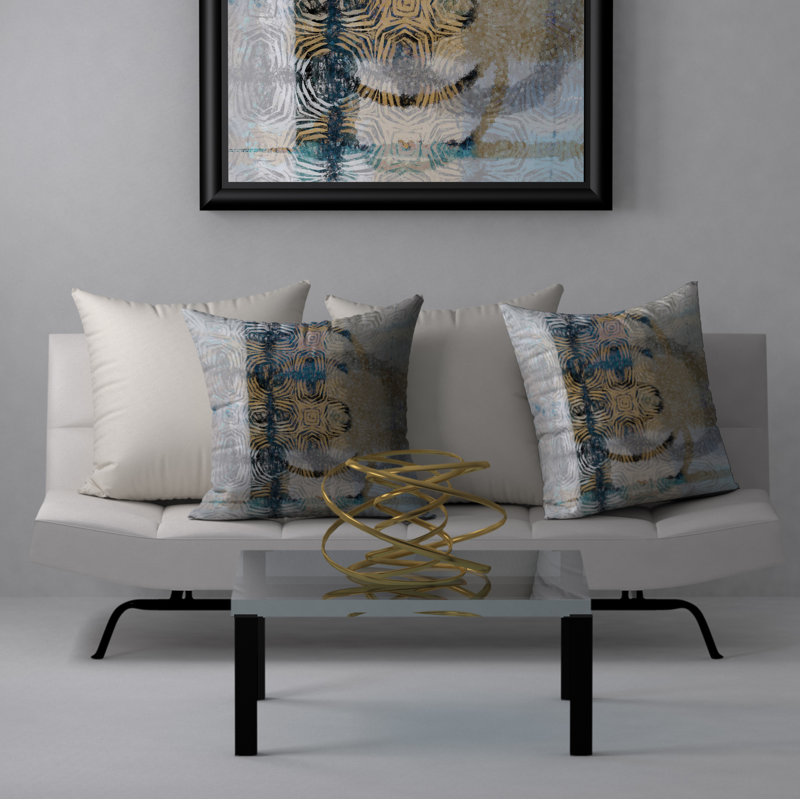 Housse de coussin carrée/insert, 18 po x 18 po