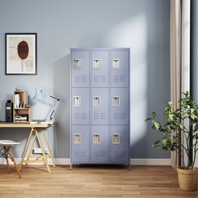 Storage Cabinet, Metal Storage Locker Cabinet, Rectangle Cabinet For Home Office