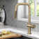 Urbix Industrial Pull-Down Single Handle Kitchen Faucet