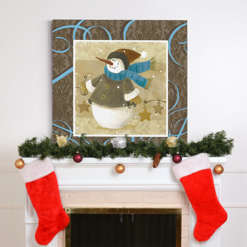 «Snowflakes and Stars II», reproduction sur toile tendue, H 10 po x l 10 po x P 1,5 po