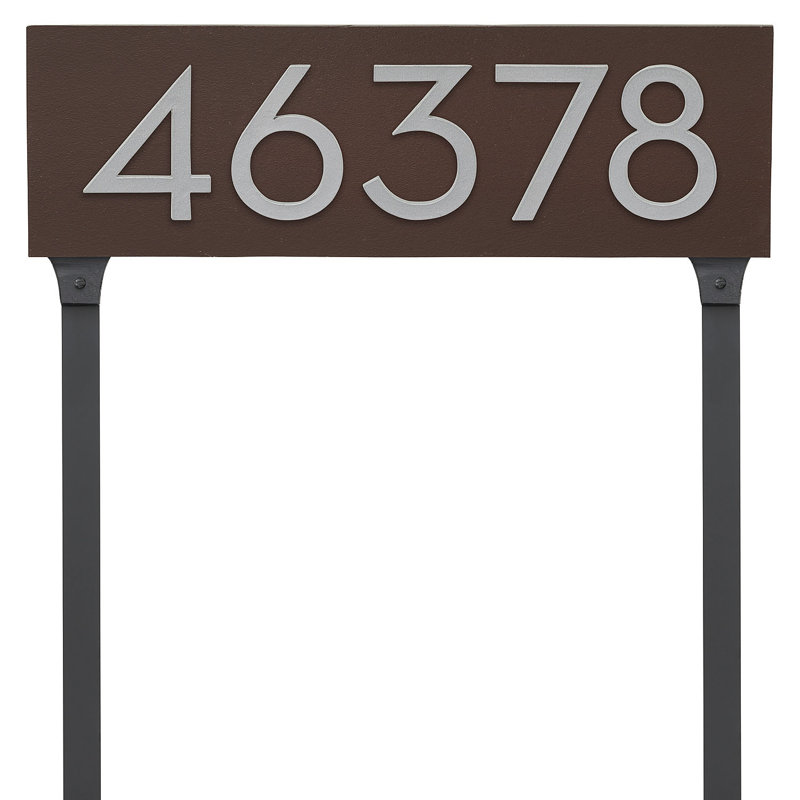 Rectangle pour pelouse, Bronze romain / argent, Oui