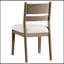 Ensemble de 2 chaises d'appoint en bois gris Modern Farmhouse, durables et confortables