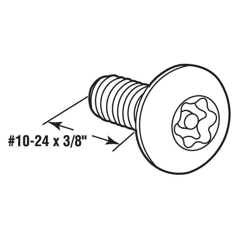 Attaches de cloison T-27 Torx