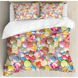 Modern & Contemporary Geometric Shapes Duvet Cover Set