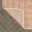 Tapis intérieur / extérieur à chevrons orange / crème-69807536