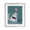 «The Friendliest Shark», reproduction sous verre encadrée, design par Rachel Nieman