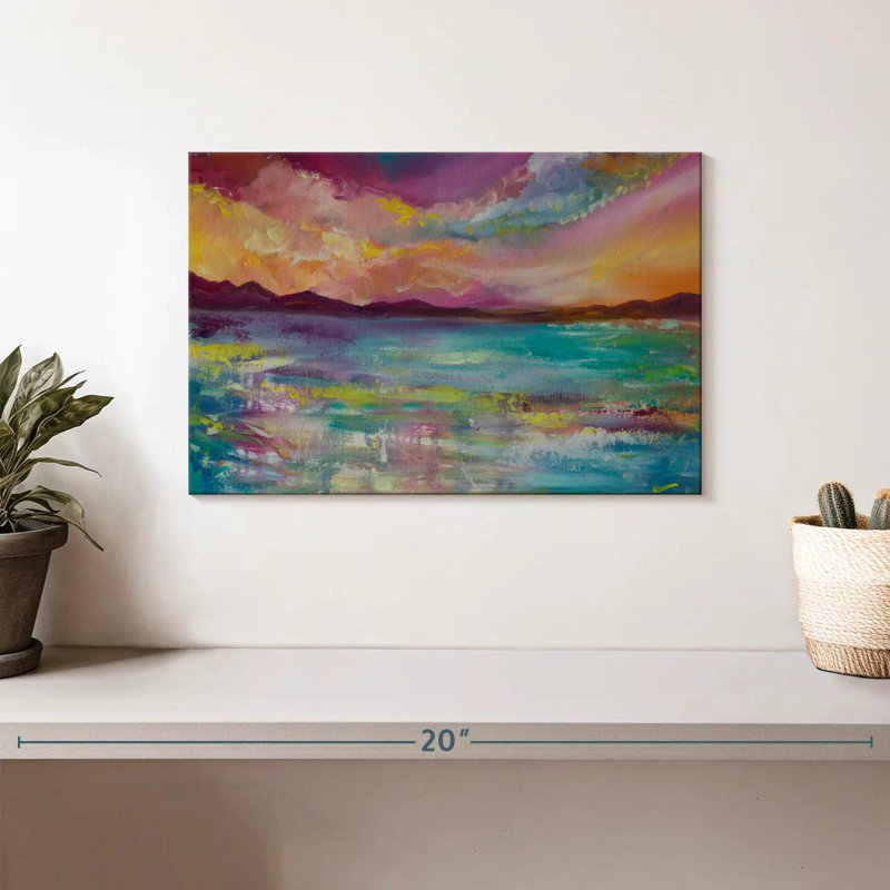 Gillard Rainbow Skies, 8" H x 12" W