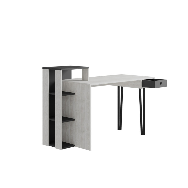 Bureau Charlo, Blanc / noir