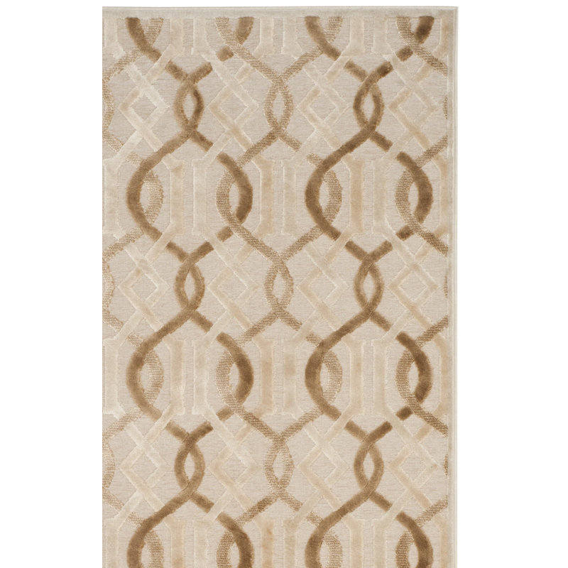 Van Wyck Paradise Viscose Geometric Rug, Rectangle 6'7" x 9'6"