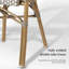 Fauteuil de terrasse empilable-90638267