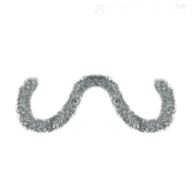 Guirlande de Noël Tinsel - non éclairée, 50' L x 4" W, Argent