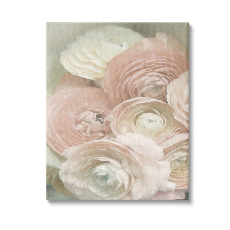 "Ranunculus Blooms" par Graffitee Studios, H 40 po x l 30 po x P 1,5 po