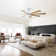 Vaczon 72" 8-Blade Modern Ceiling Fan with Dimmable 3CCT LED Lights and Remote Control