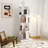 4 Tier Rotating Bookshelf, 360° Revolving Bookcase Rotating Stackable Shelves Floor-Standing Storage Display Rack Used In Bedrooms Living Rooms Study Office
