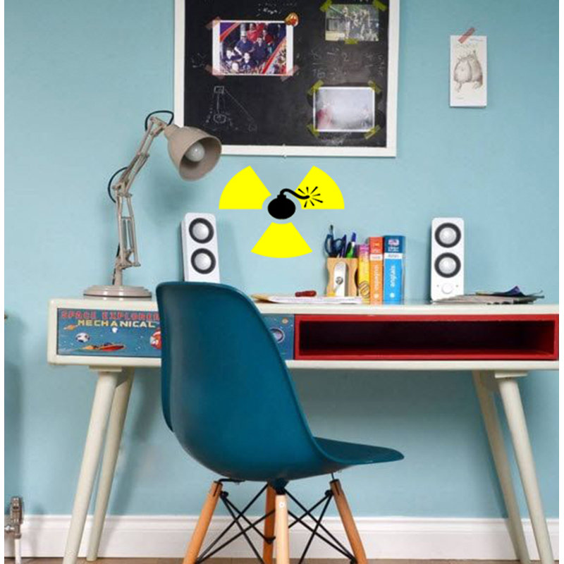 Abstract Wall Decal, 10" H x 10" W