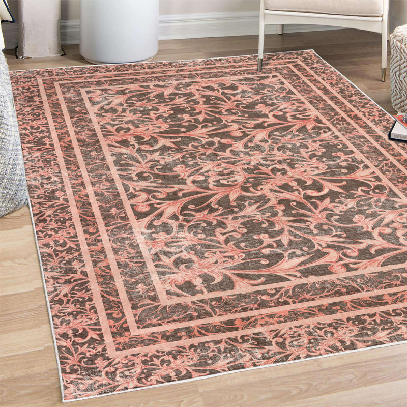 Tapis décoratif en ji, Rectangle 4 pi x 5 pi 5 po