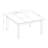 9 Piece Dining Room Table Set Includes a Square Kitchen Table with Butterfly Leaf and 8 Dining Chairs, Black & Cherry-1340384417