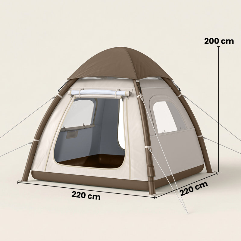 3 Person Tent, Cream White