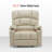 Syeda 27.2" Wide Lay Flat Dual Motor Power Recliner Lift Chair with Massage and Heat, Infinite Position, Faux Leather-759107295