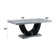 Shilynn Rectangular Dining Table In Engineered Stone And Black