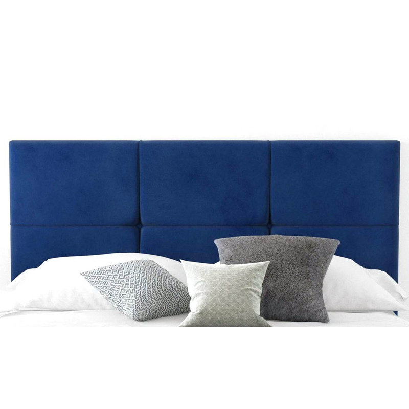 Schaefer Upholstered Headboard, Kingsize (5'), Blue