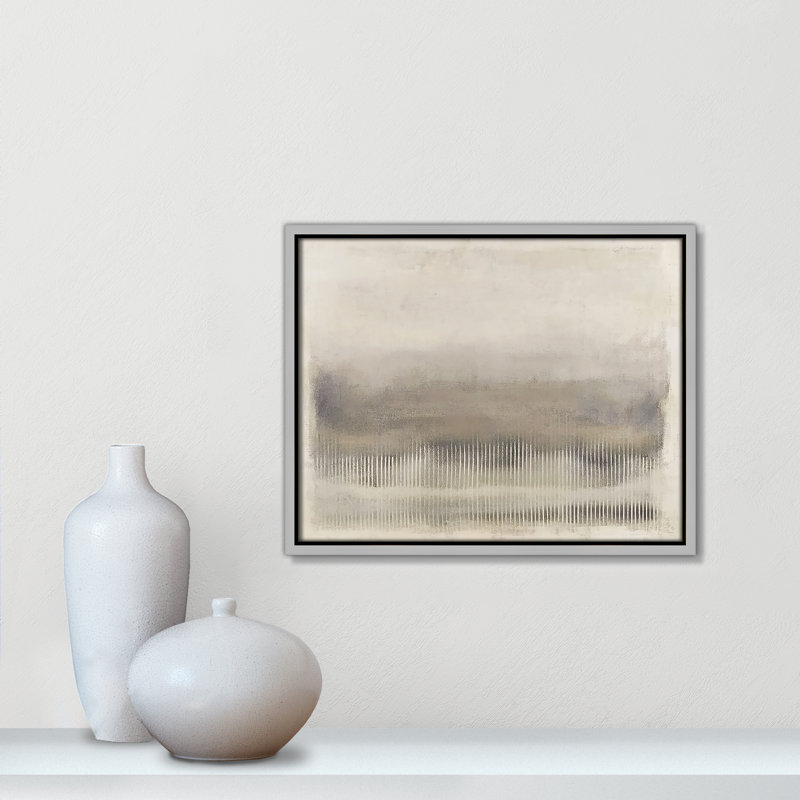 Équilibre équilibré II - reproduction de paysage par Irena Orlov, Toile avec cadre, Silver Floater, L 15,5 po x H 12,5 po