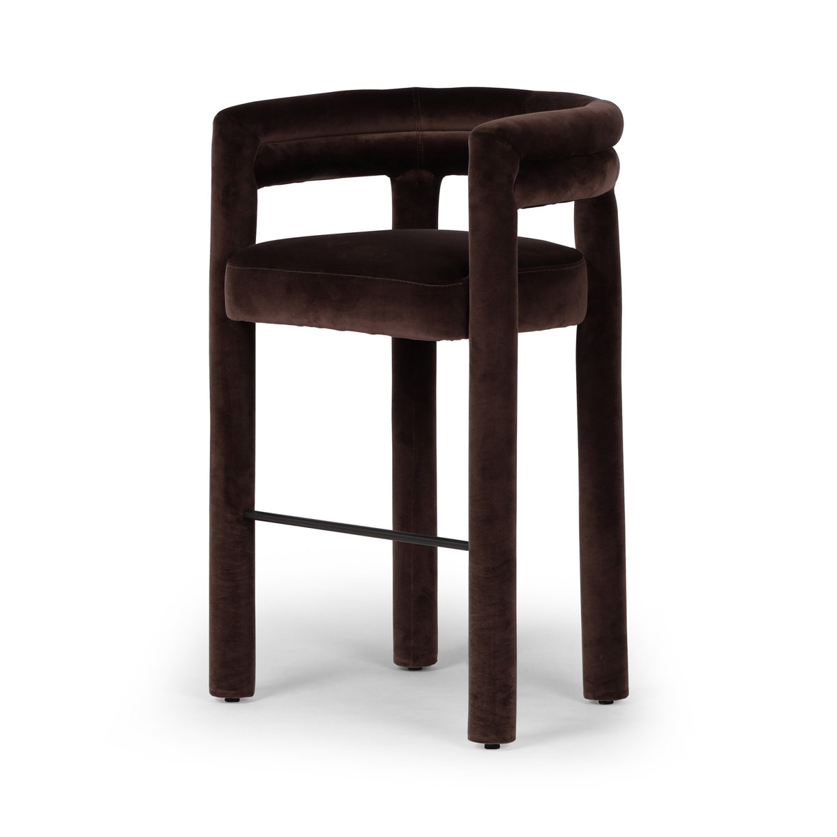 Clerissa Stool-Surrey Cocoa-Bar