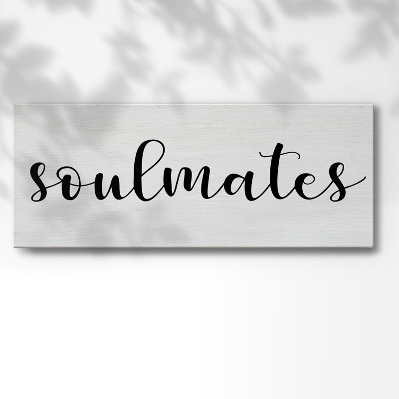 Soulmat - Art textuel panoramique sur toile tendue, H 12 po x l 30 po x P 1,5 po