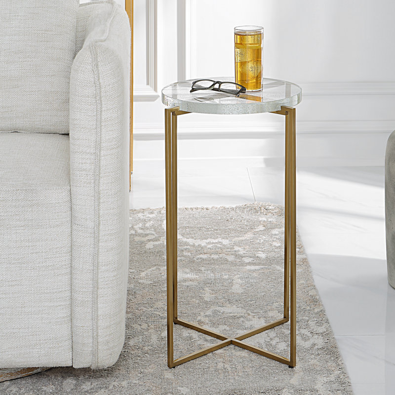 Glass End Table