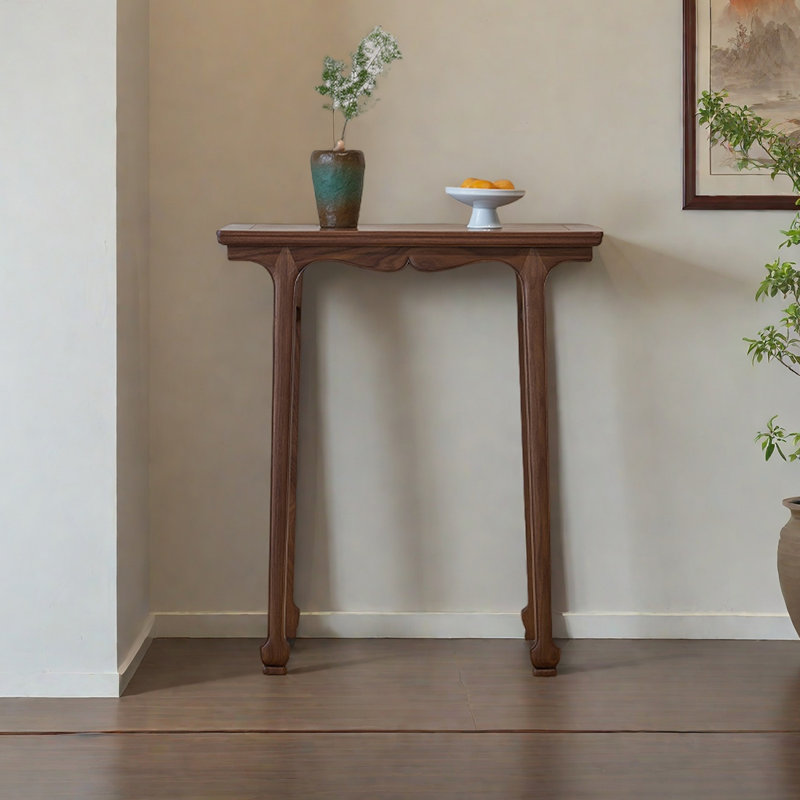 Console minimaliste en bois massif de haute qualité