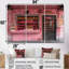 Ensemble de décoration murale rose et gris - Boutique et magasins-2078882944-2078882949