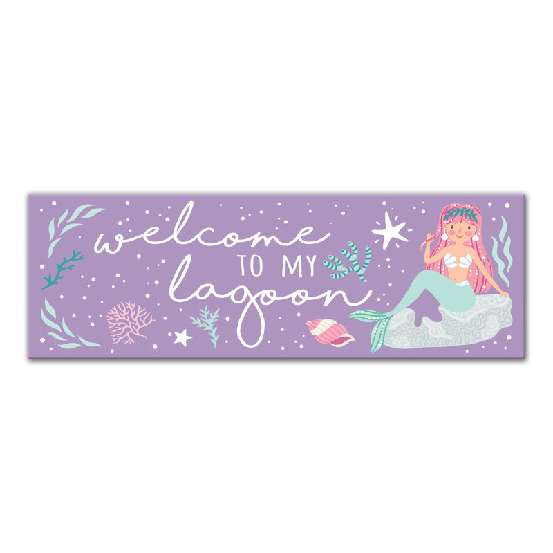 Art sur toile Maldanado Mermaid Lagoon, H 12 po x l 36 po x P 1,25 po