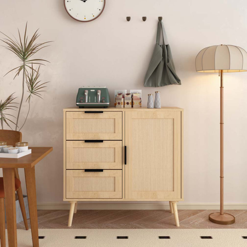 Commode en rotin