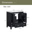 Meuble-lavabo 30 po avec lavabo simple-34437309