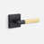 Flat Black/Satin Brass