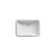 Ladena® Finish Vitreous China Rectangular Undermount Bathroom Sink with Overflow