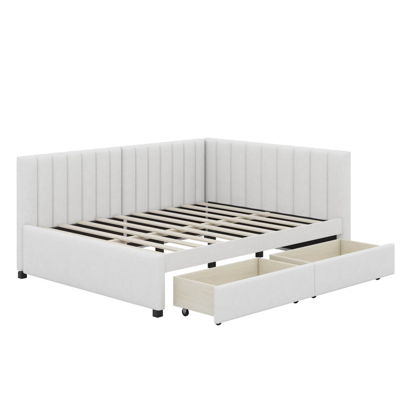 Structure de canapé-lit Aynslie, Beige