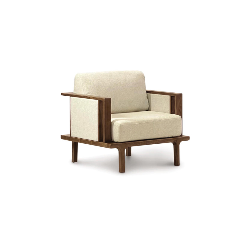 Siège et panneau d'appoint Sierra, Noyer naturel, Polyester ardoise