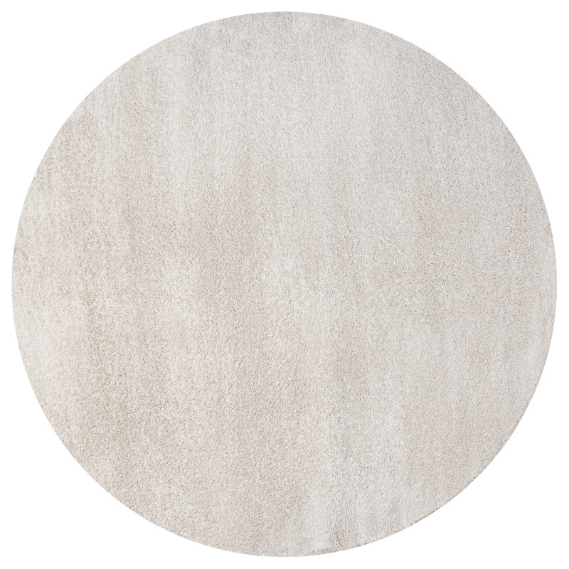 Tapis beige Asala, Rond 4 pi