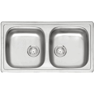 Double Bowl Inset Kitchen Sink
