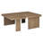 Modern Minimalist Coffee Table Set, Rectangle Coffee Table with Splicing Design, Multifunctional Combination Table for Living Room -1014373717