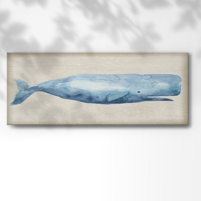 Baleine rustique I sur toile