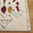 Kaloudis 922 Hand Tufted Wool/Cotton Abstract Indoor Use Only Rug in Ivory/Red-394615749