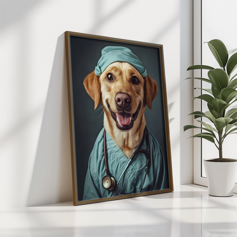 Elegant Decorative Framed MDF Painting, 13.8 x 18.5 x 0.1 inches | 100% MDF with 3 mm Thickness, 100% Pine Wood Frame | UV Printed Artwork for Stylish Home Decor, Perfect for Living Room or Office
