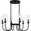 Lustre noir mat 6 lumières Amandah