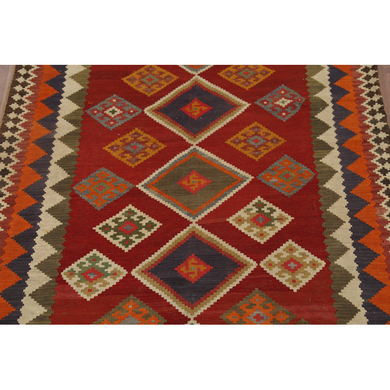 Tapis kilim à teinture végétale 5 x 8 po