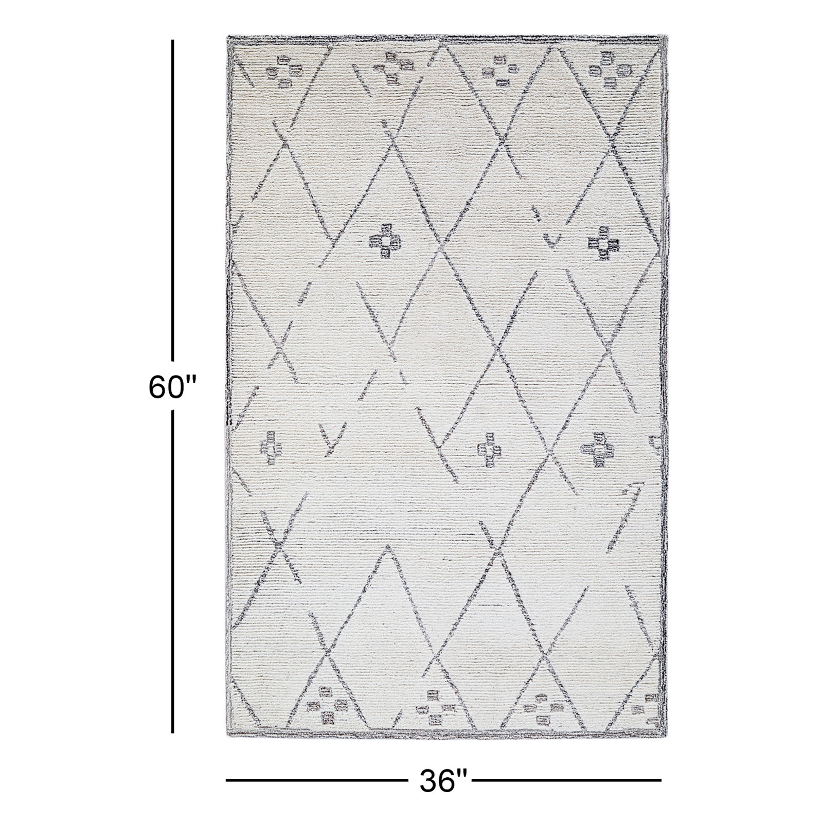 Carolan Hand-Tufted Wool Rug, Rectangle 3' x 5'