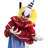 Wiggles the Animatronic Twisting, Talking Clown Greeter with Folding Door Hook for Scary  Decoration