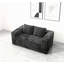 Canapé-lit Cloud dans une boîte, canapé 2 places sans os, canapé en velours côtelé à assise profonde confortable, comprimé, sans assemblage, mousse à mémoire de forme, petits canapés modernes pour petits espaces, appartement